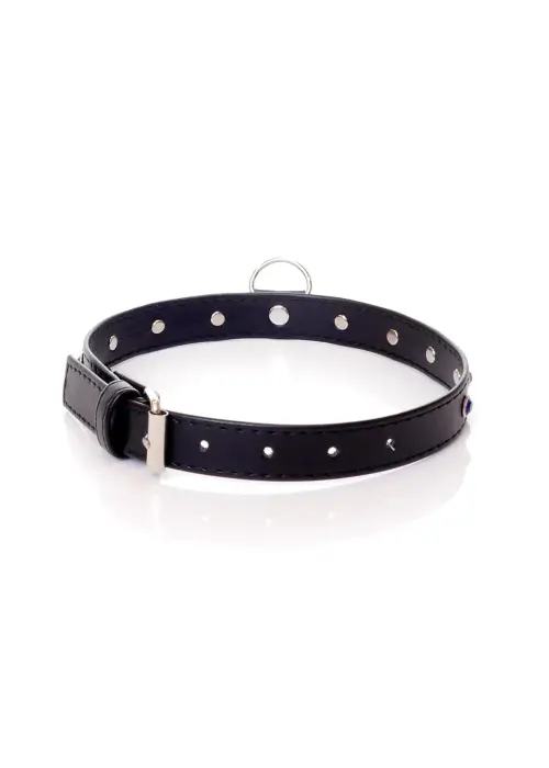Fetish B - Series Collar - 2 cm navy blue crystal Foto 2