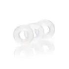 3 Stacker Rings – Clear — Photo 1