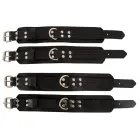 ZADO leather bed restraint set – H-strap system — Photo 9