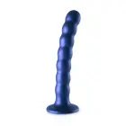 Ouch! Beaded G-Spot Dildo – 16.5 cm (6.5″) – Blue — Photo 2