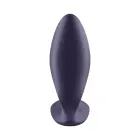 Power Plug – Textured Vibrating Anal Plug with Suction Cup – Purple — Photo 3