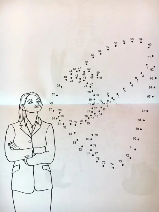 Gry-Książeczka Połącz Kropki na Wieczór Panieński Фото num