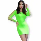 Chilirose CR 4617 бесшовное зелёное мини-платье S/M – Stretch Fit — Фото 1