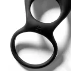 Vibrating Double Cock Ring Daydream – Black — Photo 2