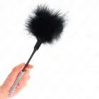 KINK jausminga plunksnų kutenimo lazdelė su rhinestones rankena 27 cm — Nuotrauka 4