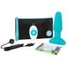 b-Vibe Rimming 2 analinis vibratorius su besisukančiais perlais – 15 cm (5.9″) – Mėlynas — Nuotrauka 9