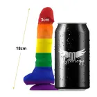 MYTHOLOGY Corey Pride intīms silikona modelis M – 18 cm – daudzkrāsains — Foto 3