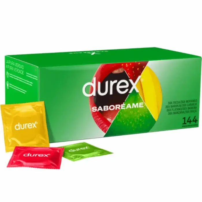 Durex Pleasure Fruits презервативы со вкусом – 144 шт.