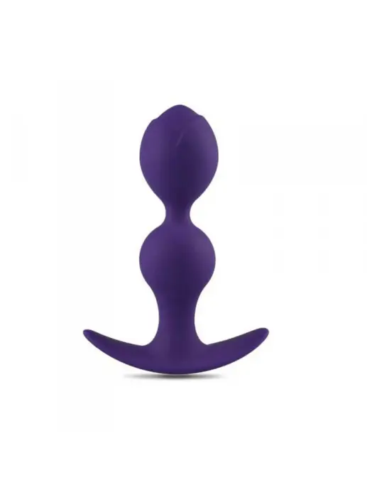 Plug-Plug Anale Pull Balls Touch anālais spraudnis ar piesūcekni – 10 cm