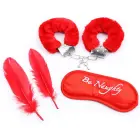 Fetish Fever - Bondage Set - 4 pieces - Red Foto 1