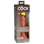 King Cock Elite KCE 6 divslāņu dildo – 18 cm (7″) – miesas krāsa — Foto 1