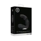 OUCH! Bent Vibrating Prostate Massager with Remote Control – 14 cm – Black — Photo 1