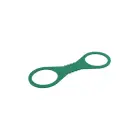 Sportsheets Indica Large Silicone Cuffs – манжеты – силикон – изумрудно-зелёный — Фото 3