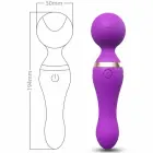 ARMONY Freeza Massager & Vibrator Super Flexible Head vibraator – 19 cm (7.5″) – lilla — Foto 2