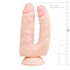 EasyToys – dual-ended silicone dildo with suction cup – 18 cm — Photo 5