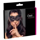 Cottelli ACCESSOIRES melns izšūts mežģīņu acu pārsējs ar integrētiem acu caurumiem — Foto 1