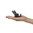 Power Clit Duo силиконовое кольцо для члена – черный — Фото 3