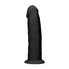 Reālistisks divslāņu dildo – 15 cm (6″) – Melns Foto 8
