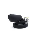 Silicone Adjustable Chastity Device – Black — Photo 5