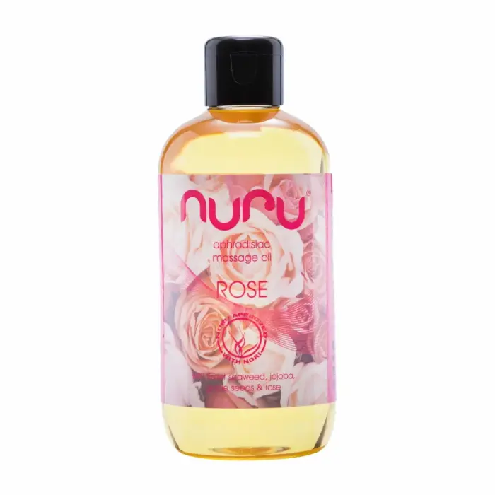 Nuru массажное масло с ароматом розы – 250 мл