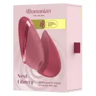 Womanizer Next Liberty – compact air pulse stimulator – bordeaux – 12 cm — Photo 1