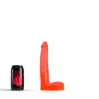 All Red realistiškas dildo su tekstūra – 20 cm (8″) — Nuotrauka 2