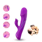 Rubberco izliekts klitora stimulators – ar 9 vibrācijas funkcijām – violets — Foto 7