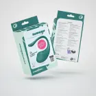 Tamago Rechargeable Vibrating Egg with Remote Control – 9 cm – Green — Photo 1