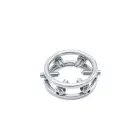 Kiotos Torture Glans Ring 30 mm – sudraba Foto 1