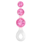ToyJoy Crystal Trio Butt Plug – M – Pink — Photo 2