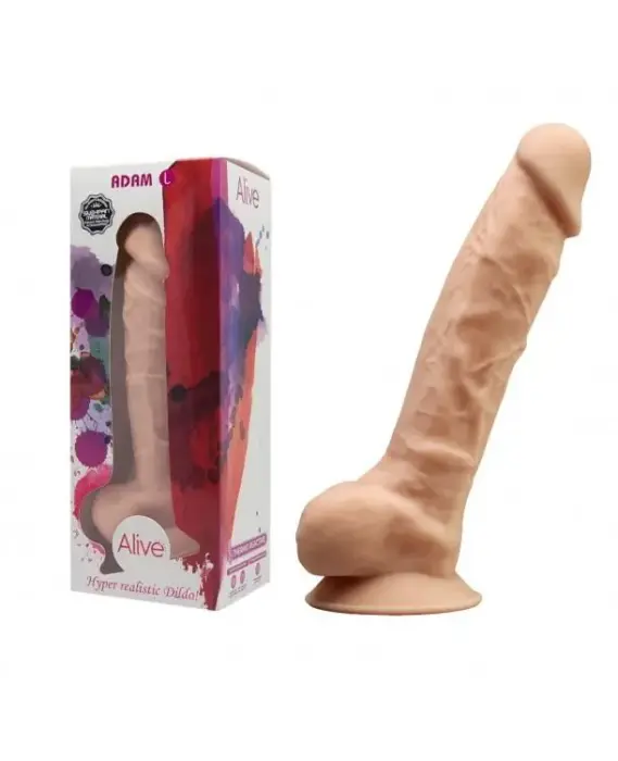 Adam Realistic Dildo – 21.5 cm (8.5″) – Skin
