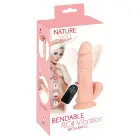 Nature Skin Bendable Remote Controlled Vibrator with Testicles – 21 cm (8.2″) – Skin — Photo 1