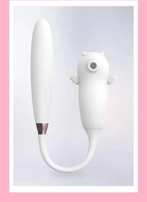 Viola divējādais gaisa pulsa un vibrators – balts Foto 4