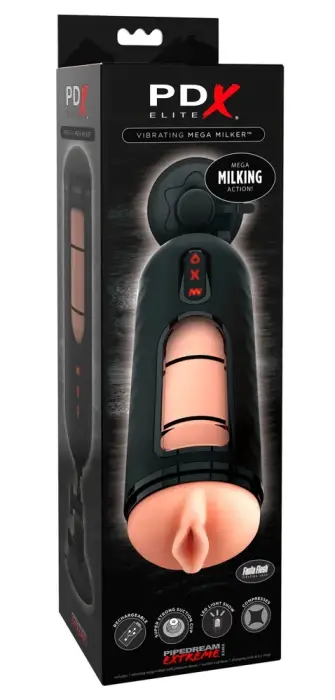 PDX Elite Vibruojantis Mega Milker masturbatorius – 23.9 cm