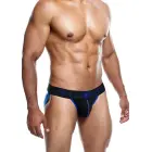 MaleBasics Neon Jockstrap – Blue – XL — Photo 1