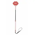 Peaches 'N Creame Kiss Crop – silicone-tipped riding crop with kiss-shaped imprint – rose gold — Photo 2