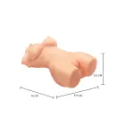 Horny Nympho Slut masturbatorius – 42 cm (16.5″) – kūno spalva — Nuotrauka 2