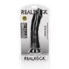Kumer realistlik dildo iminapaga – 23 cm (9″) – Must — Foto 1