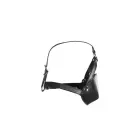 Head Harness with Mouth Cover and Solid Ball Gag – Black — Photo 7