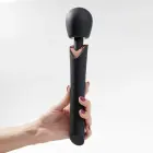 CRUSHIOUS HOLLY Uzlādējams wand masāžas vibrators – 30 cm – melns — Foto 9
