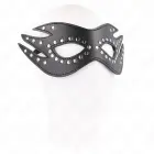 KINK Leatherette Mask with Rivets Model 3 – Elegant Black 26x9.5 cm — Photo 3