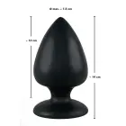 Black Velvets Extra analinis kištukas – 14 cm – Black Photo