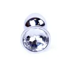 MyLove Toys Jewellery Silver анальная пробка – 7 cm (2.8″) – Прозрачная — Фото 2