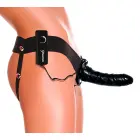 FFSFHOH vibrējošs strap-on dildo – 17 cm (6.7″) – melns — Foto 2