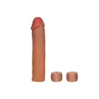 Силиконовая система для удлинения члена – 20.25 cm (8″) – карамельный — Фото 1