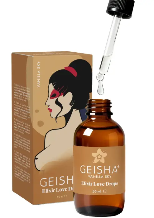 GEISHA Elixir Love Drops согревающий массажный гель – Ваниль – 50 мл