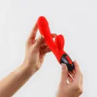 CRUSHIOUS DARE DONG Laetav jänese vibraator – 20 cm (8″) – roosa — Foto 9