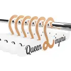 Queen Lingerie вешалка для белья – 27,5 см – прозрачная — Фото 1