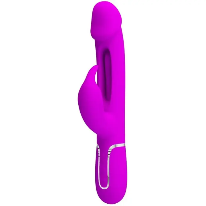 PRETTY LOVE Kampas многофункциональный кролик-вибратор 3-в-1 – 18 cm (7″) – фиолетовый