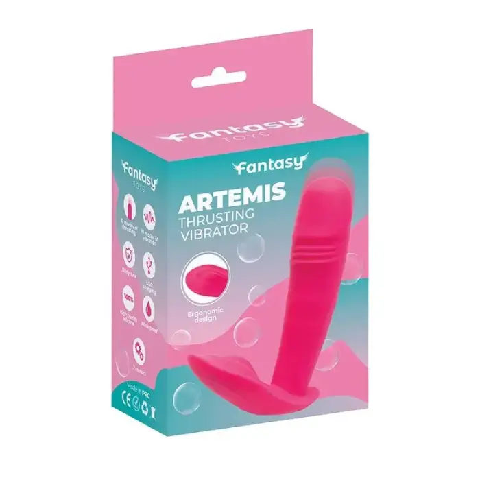 Artemis Vibrator with Intense Thrusting – 12.5 cm (4.9″) – Purple Photo